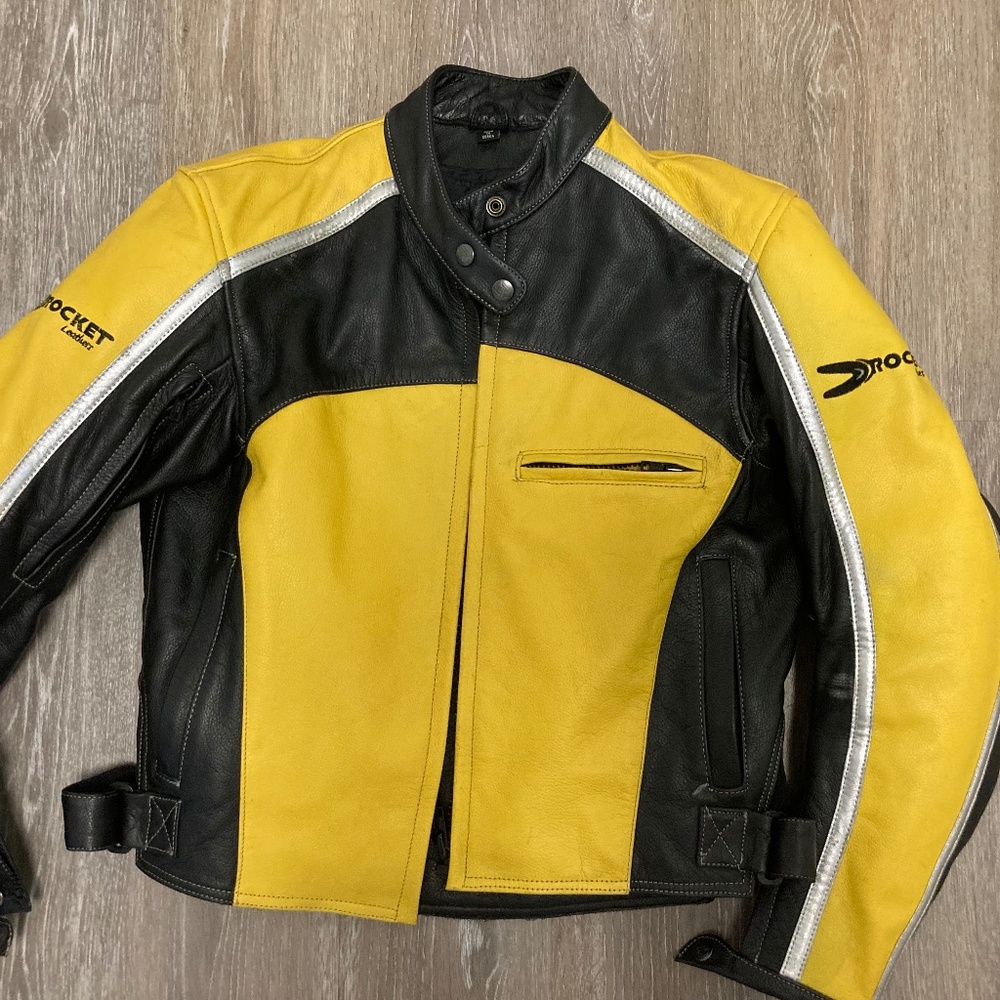 Womens Joe Rocker Leather Motorcycle Jacker